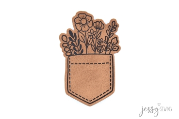 Label Jessy Sewing Flowerpocket